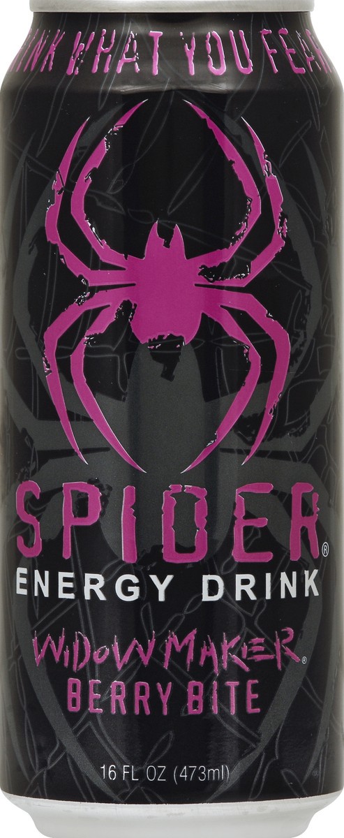 slide 4 of 4, Spider Energy Spider Widow Maker - 16 fl oz, 16 fl oz