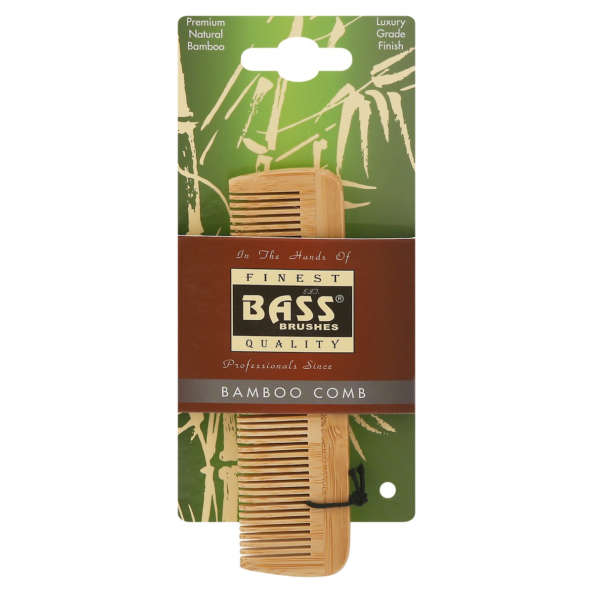 slide 11 of 11, Bass Brushes Bamboo Comb 1 ea, 1 ct