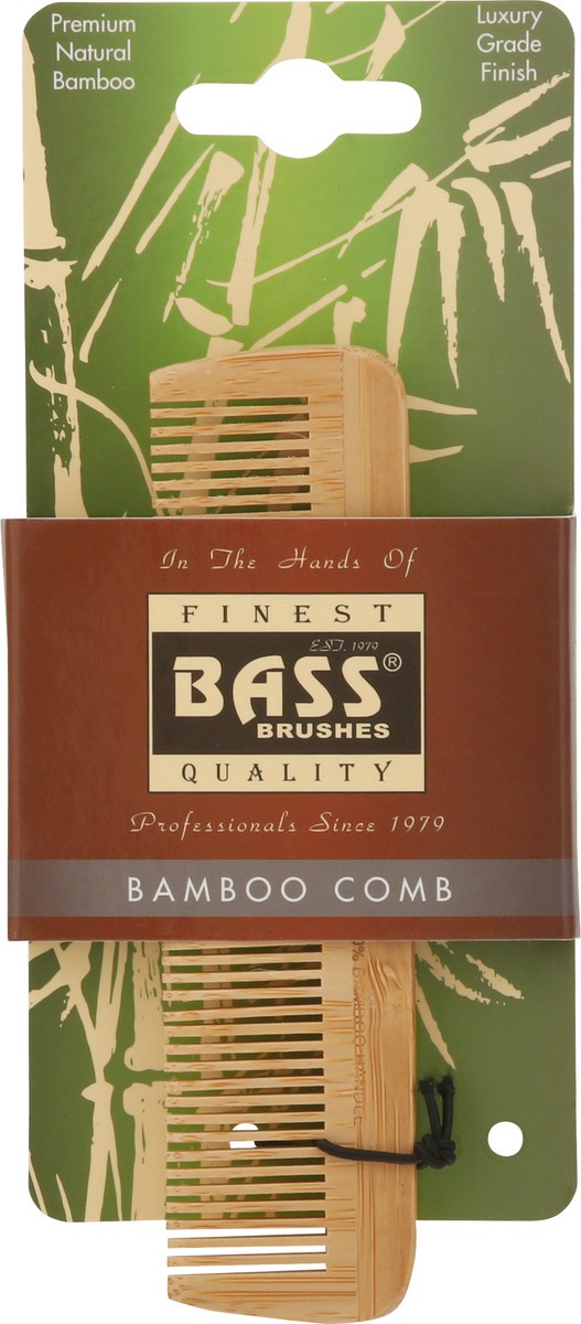 slide 4 of 11, Bass Brushes Bamboo Comb 1 ea, 1 ct