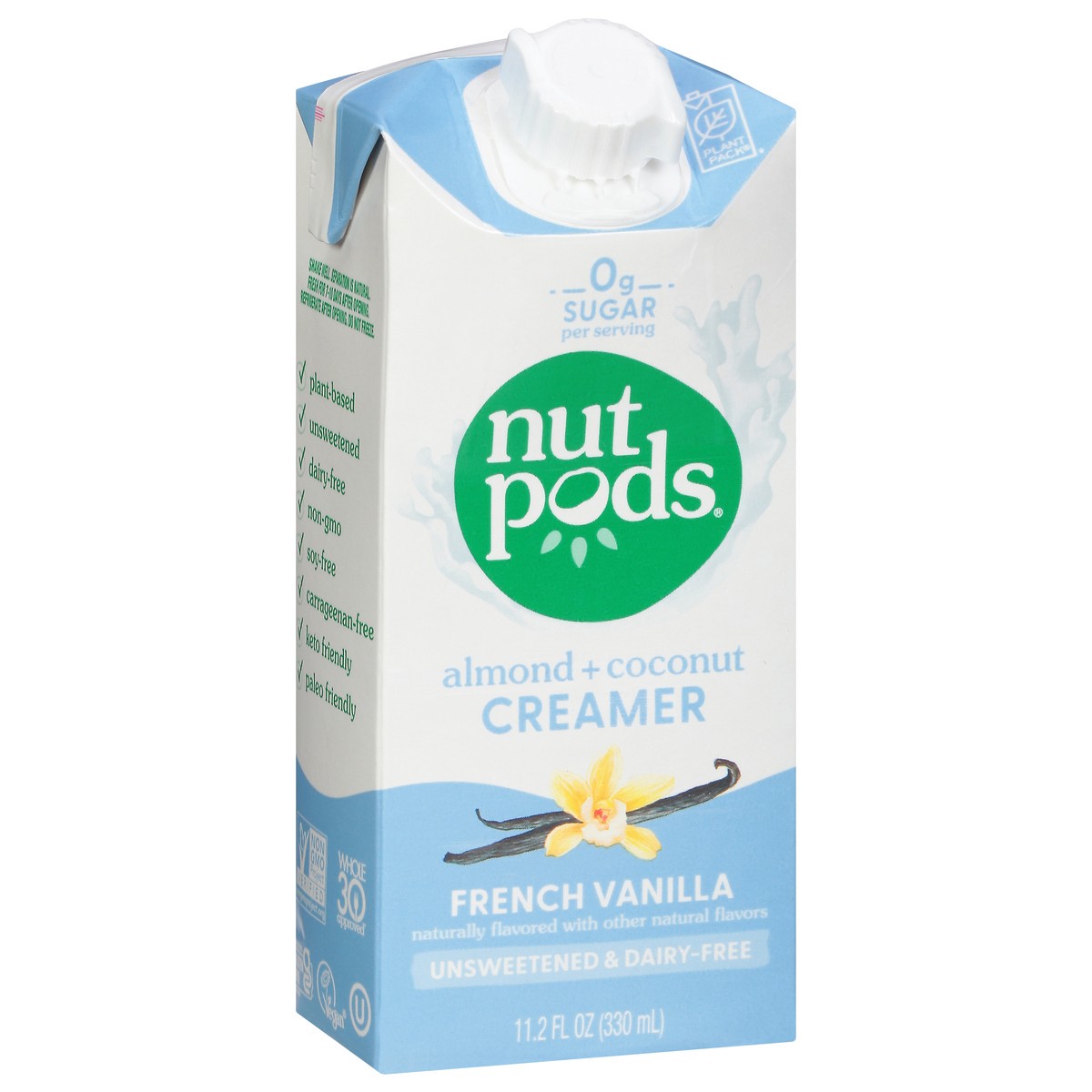 slide 2 of 9, nutpods Almond + Coconut French Vanilla Creamer 11.2 fl oz, 11.2 fl oz