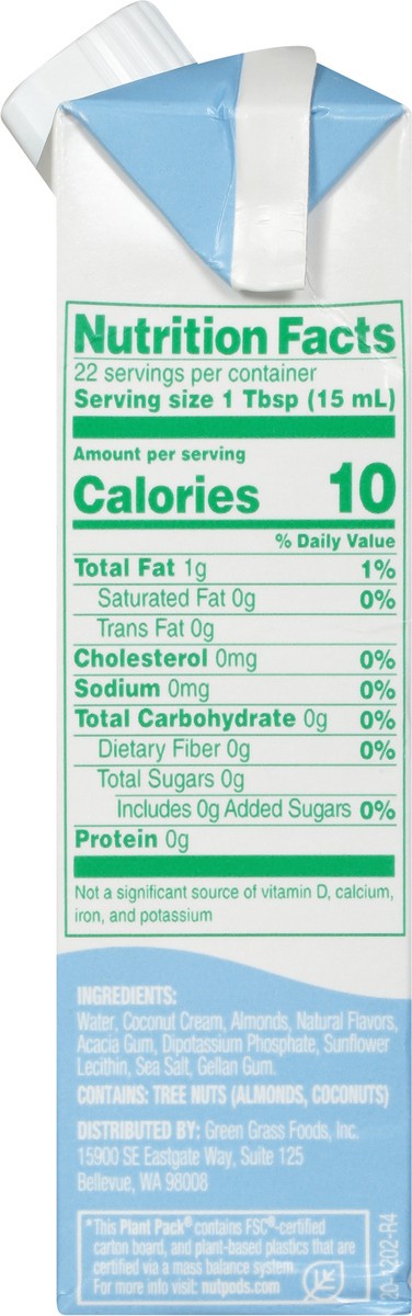slide 7 of 9, nutpods Almond + Coconut French Vanilla Creamer 11.2 fl oz, 11.2 fl oz