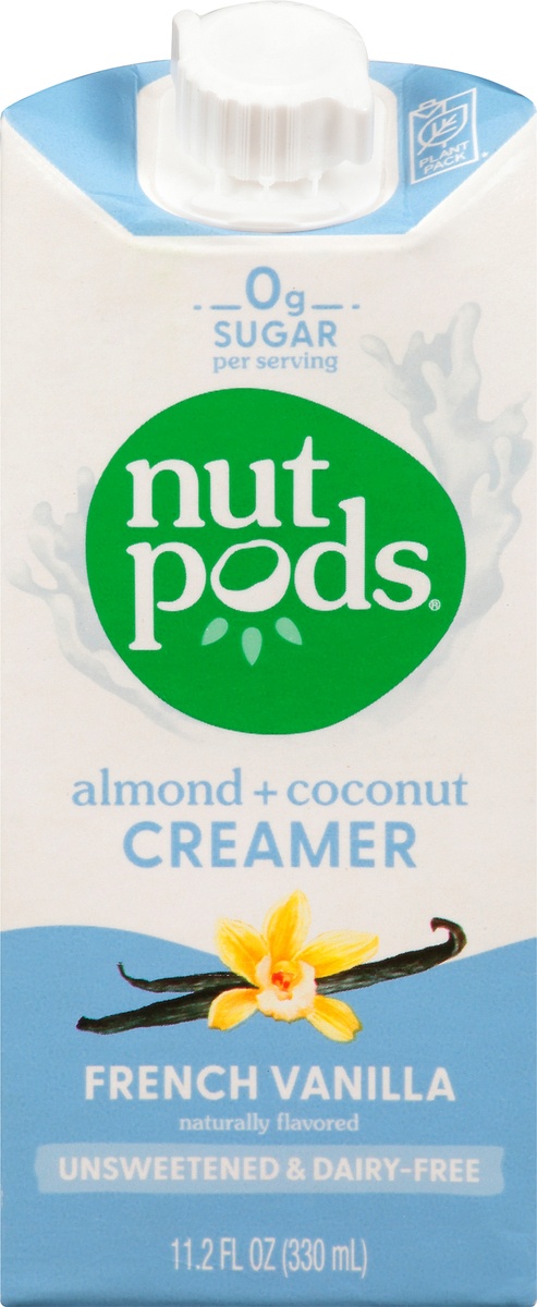 slide 8 of 10, nutpods Unsweetened French Vanilla Non-Dairy Creamer, 11.2 oz