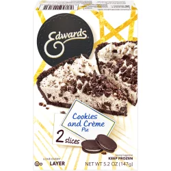 Edwards Cookies & Creme Pie Singles