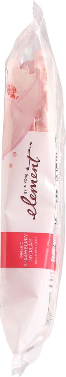 slide 10 of 13, Element Organic Strawberry 'N' Cream Dipped Rice Cakes 3.5 oz, 3.5 oz