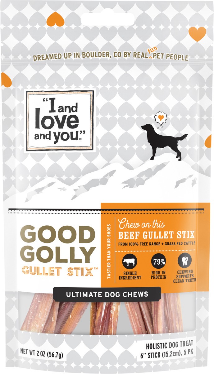 slide 3 of 3, I and Love and You Good Golly Gullet Stix - 6inch 5ct - 5 CT, 5 ct