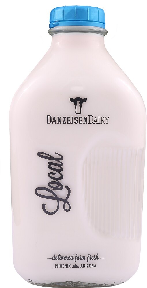 slide 1 of 1, Danzeisen Dairy Local Lowfat 1% Milk, 1/2 gal