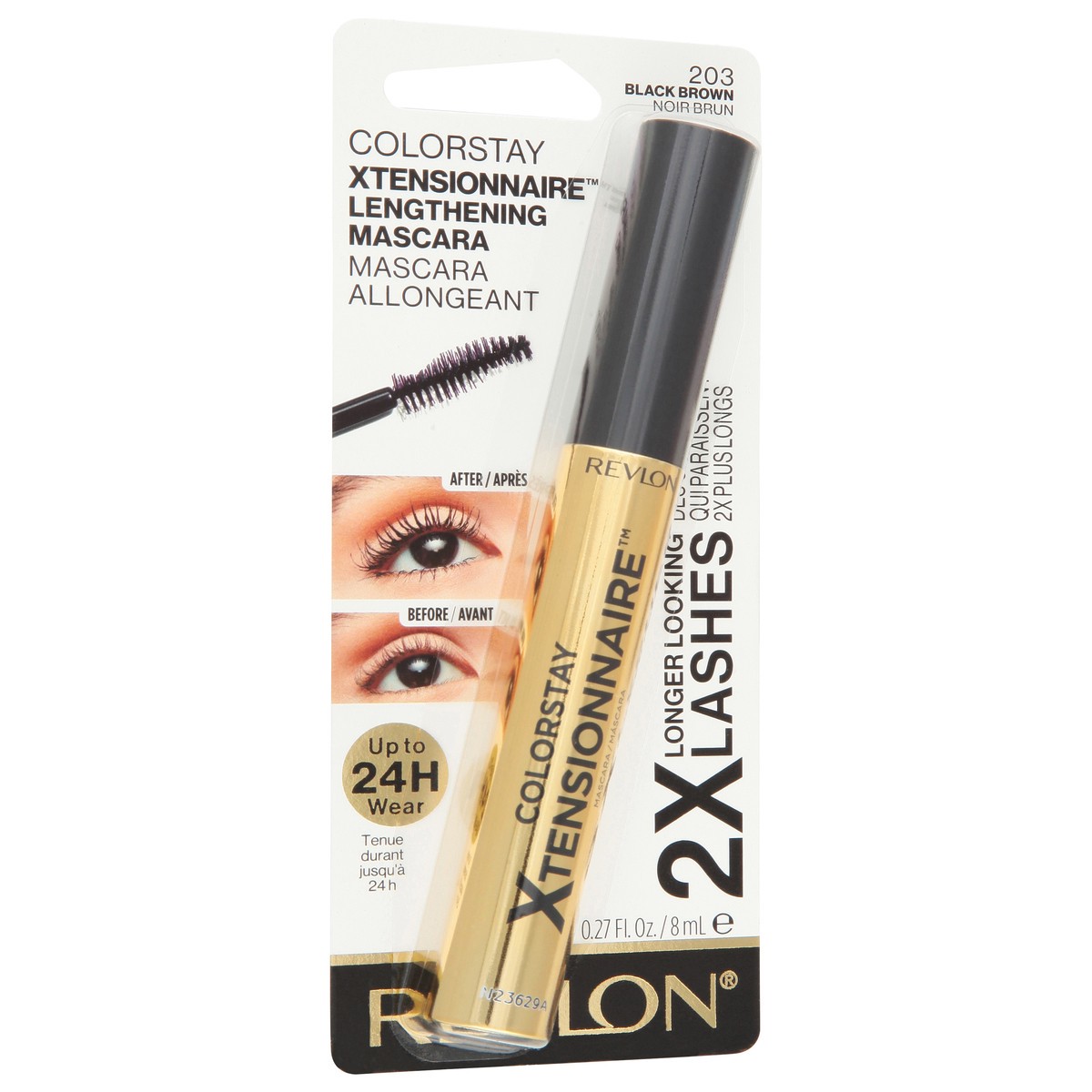 slide 11 of 12, Revlon 203 Black Brown Mascara 0.27 fl oz, 0.27 fl oz