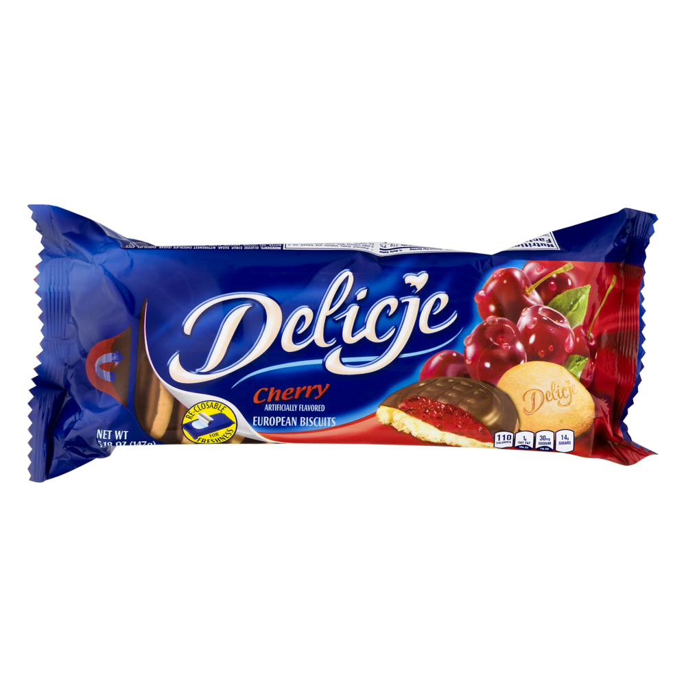 slide 1 of 1, Delicje Cherry Cookies, 147 gram