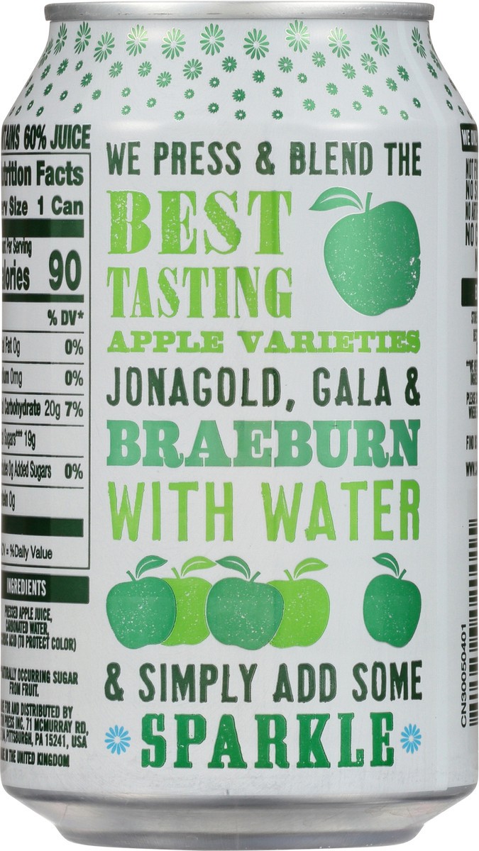 slide 9 of 9, Cawston Press Sparkling Apple Juice Beverage - 11.5 fl oz, 4 ct; 11.15 fl oz