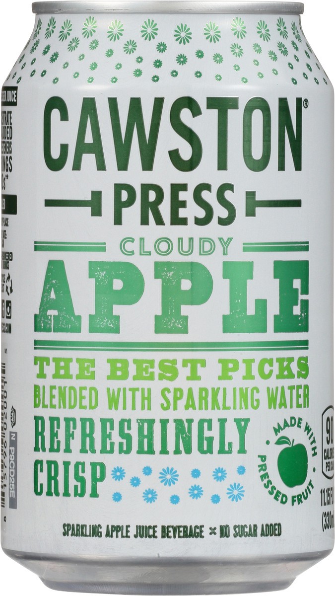 slide 3 of 9, Cawston Press Sparkling Apple Juice Beverage - 11.5 fl oz, 4 ct; 11.15 fl oz