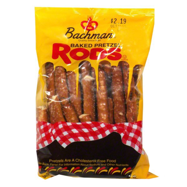 slide 1 of 9, Bachman Pretzel Rods Baked, 10 oz