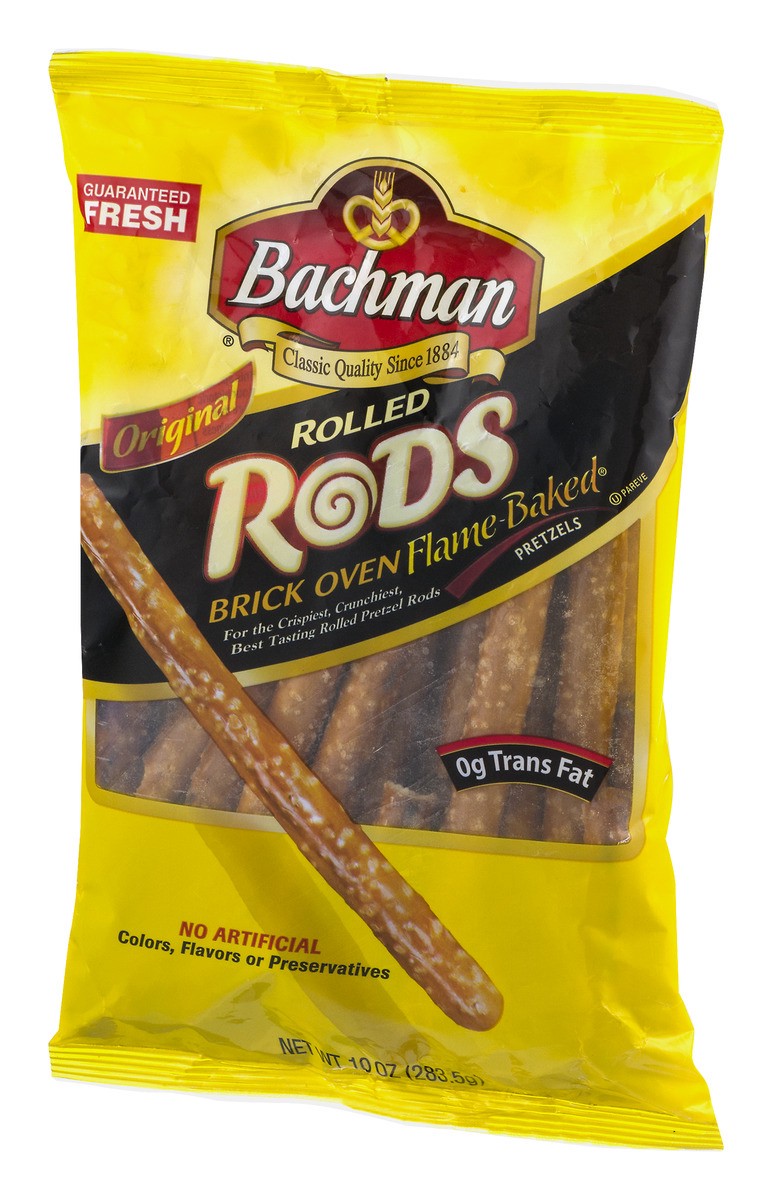 slide 5 of 9, Bachman Pretzel Rods Baked, 10 oz