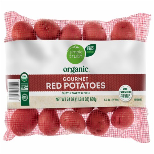slide 1 of 2, Simple Truth Organic Red Gourmet Potatoes, 1.5 lb