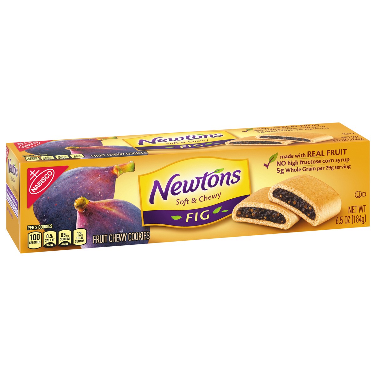 slide 4 of 9, Newtons Soft & Fruit Chewy Fig Cookies, (Fig Bars), 6.5 oz, 6.5 oz
