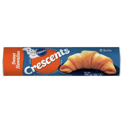Pillsbury Sweet Hawaiian Crescent Rolls, Dough, 8 Rolls, 8 oz