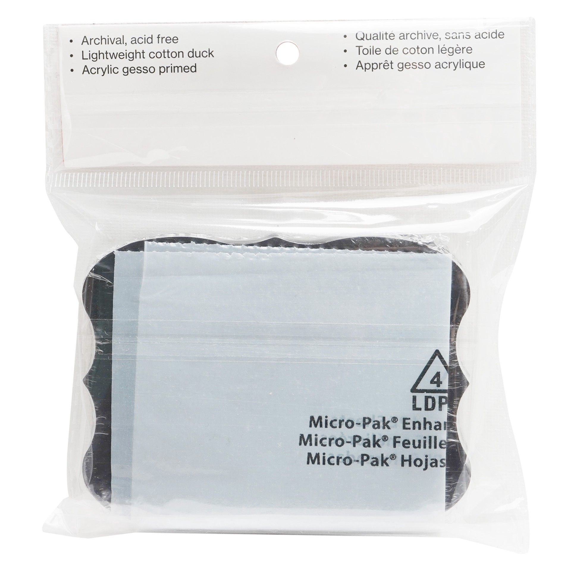 slide 2 of 4, 5 Pack 4" Shaped Magnetic Canvas Panels By Craft Smart, 5 ct