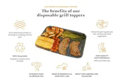 Oscarware Disposable Grill Toppers