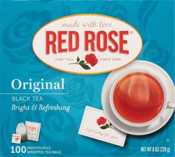 Red Rose Tea Bright & Refreshing Original Black Tea - 100 ct