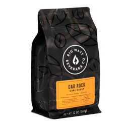 Five Watt Coffee Whole Bean Dad Rock Dark Roast Coffee - 12 oz