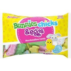 Spangler Marshmallow Bunnies Chicks and Eggs Candy