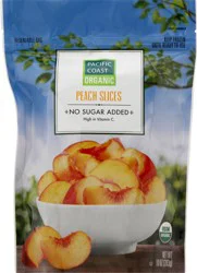 Pacific Coast Organic Peach Slices 10 oz