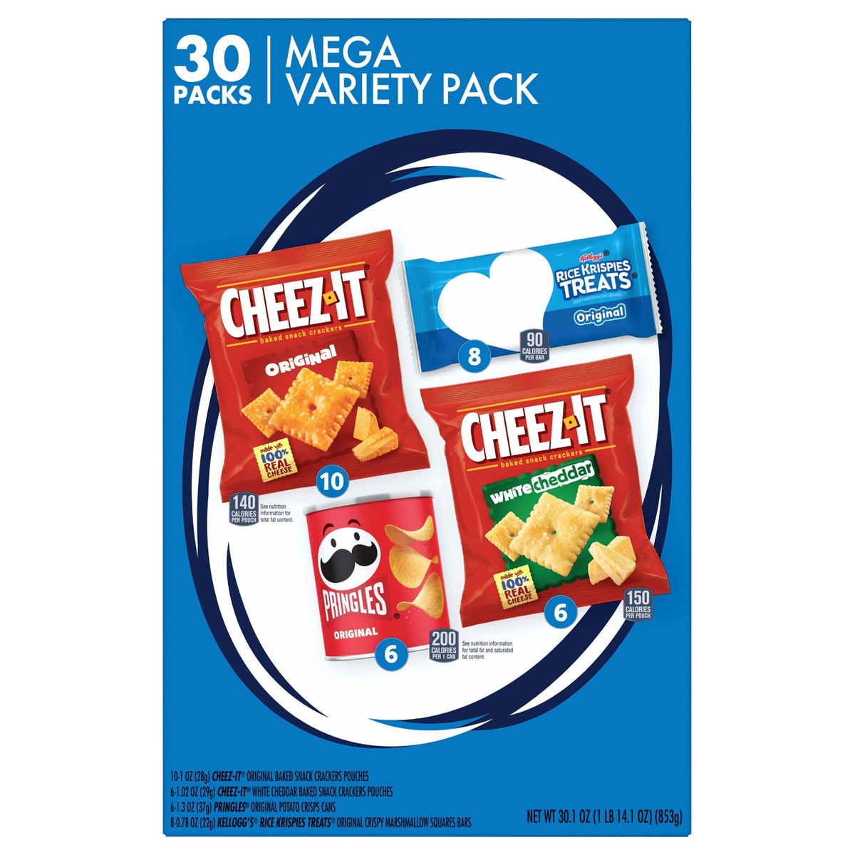 slide 2 of 3, Kellogg's Variety Pack Snacks, 30 ct
