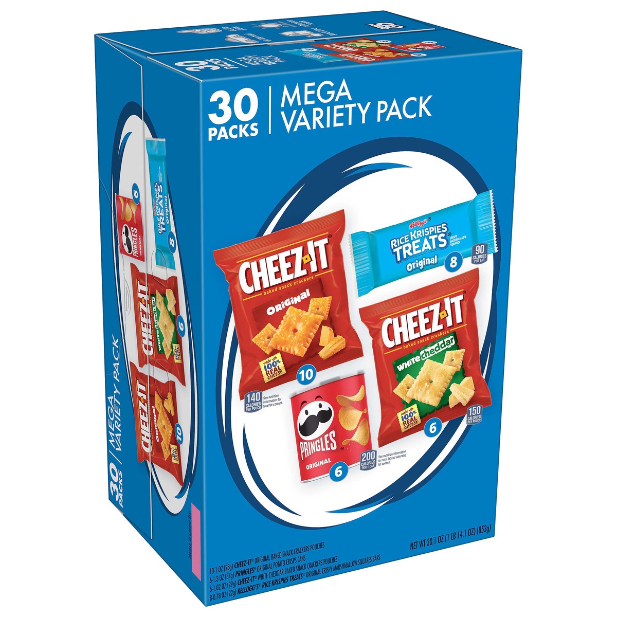 slide 3 of 3, Kellogg's Variety Pack Snacks, 30 ct