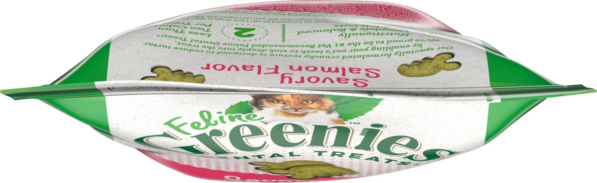 slide 3 of 9, Greenies Dental Cat Treats Savory Salmon - 2.1oz, 2.1 oz