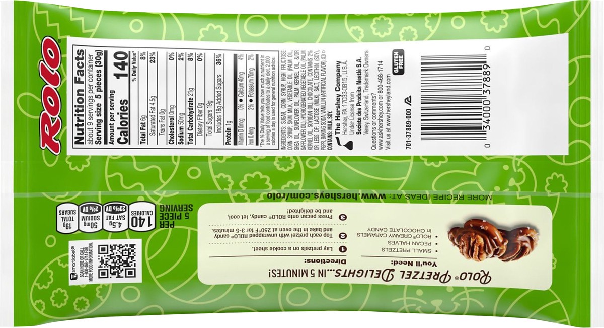 slide 5 of 6, Rolo Rich Chocolate Caramels, Easter Candy Bag, 9.9 oz, 9.9 oz