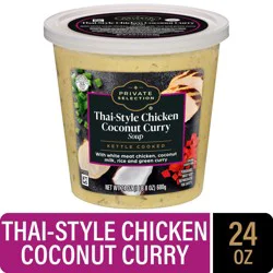 Private Selection Kettle Cooked Thai Style Chicken Coconut Curry Soup