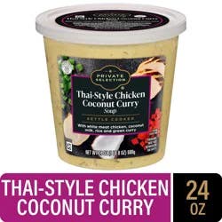 Private Selection Kettle Cooked Thai Style Chicken Coconut Curry Soup