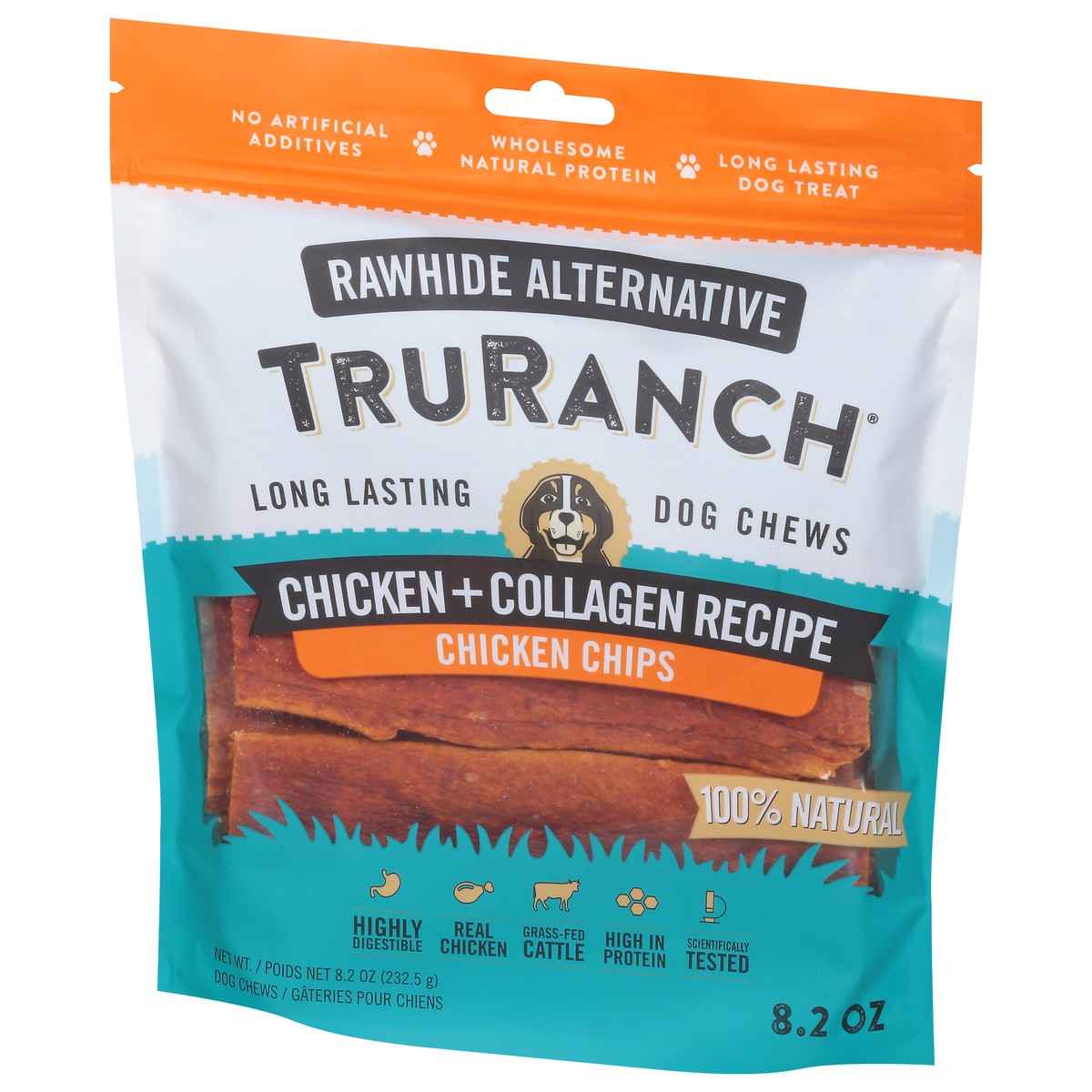 slide 9 of 14, TruRanch Chicken + Collagen Recipe Chicken Chips Dog Chews - 8.2 oz, 8.2 oz
