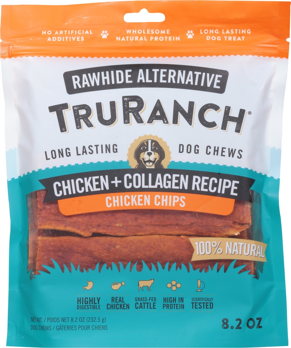 slide 6 of 14, TruRanch Chicken + Collagen Recipe Chicken Chips Dog Chews - 8.2 oz, 8.2 oz
