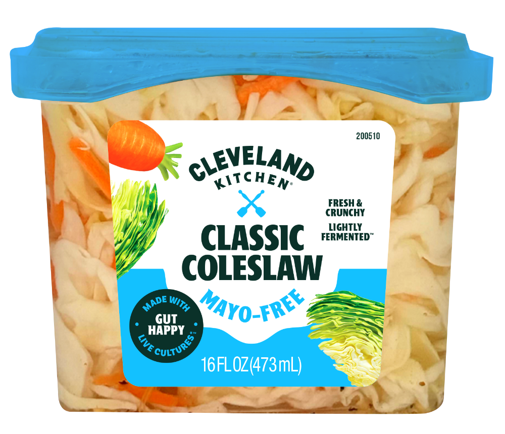 slide 1 of 1, Cleveland Kitchen® Mayo-Free Classic Coleslaw, 16 fl oz
