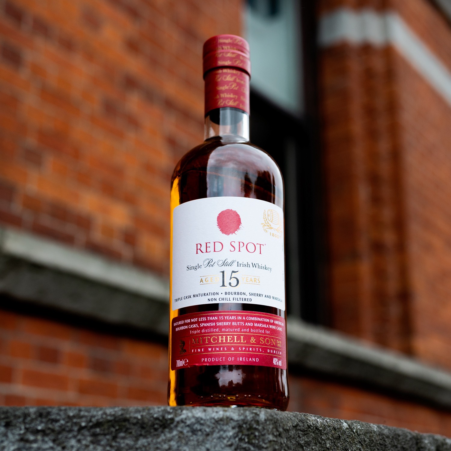 slide 4 of 7, Spot Irish Whiskey Red Spot 15 Year Old Single Pot Still Irish Whiskey 750mL, 92 Proof, 