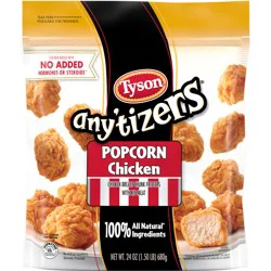 Tyson Any’tizers Frozen Crispy Boneless Chicken Bites, 24 oz