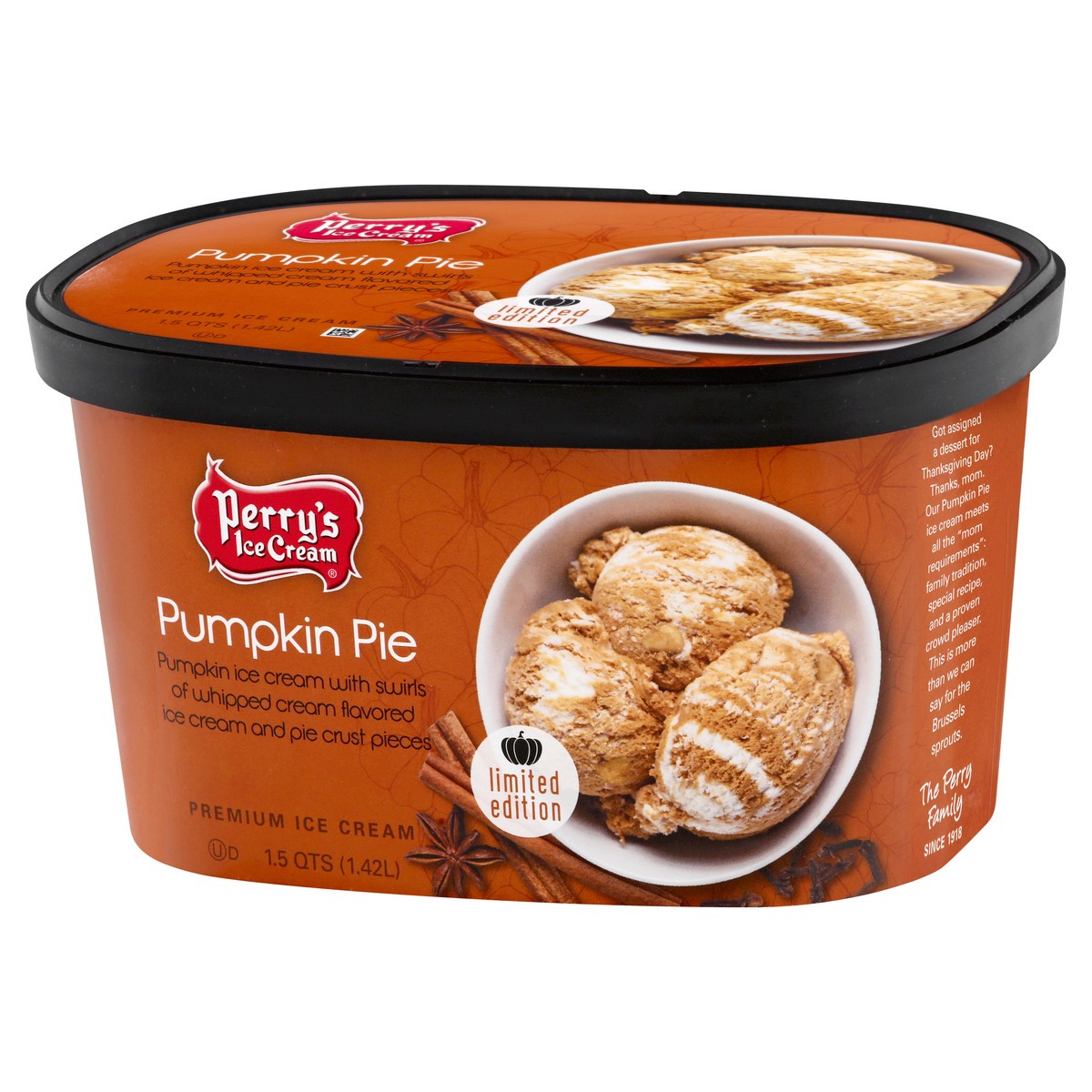 slide 7 of 13, Perry's Ice Cream Premium Pumpkin Pie Ice Cream 1.5 qt, 1.50 qt