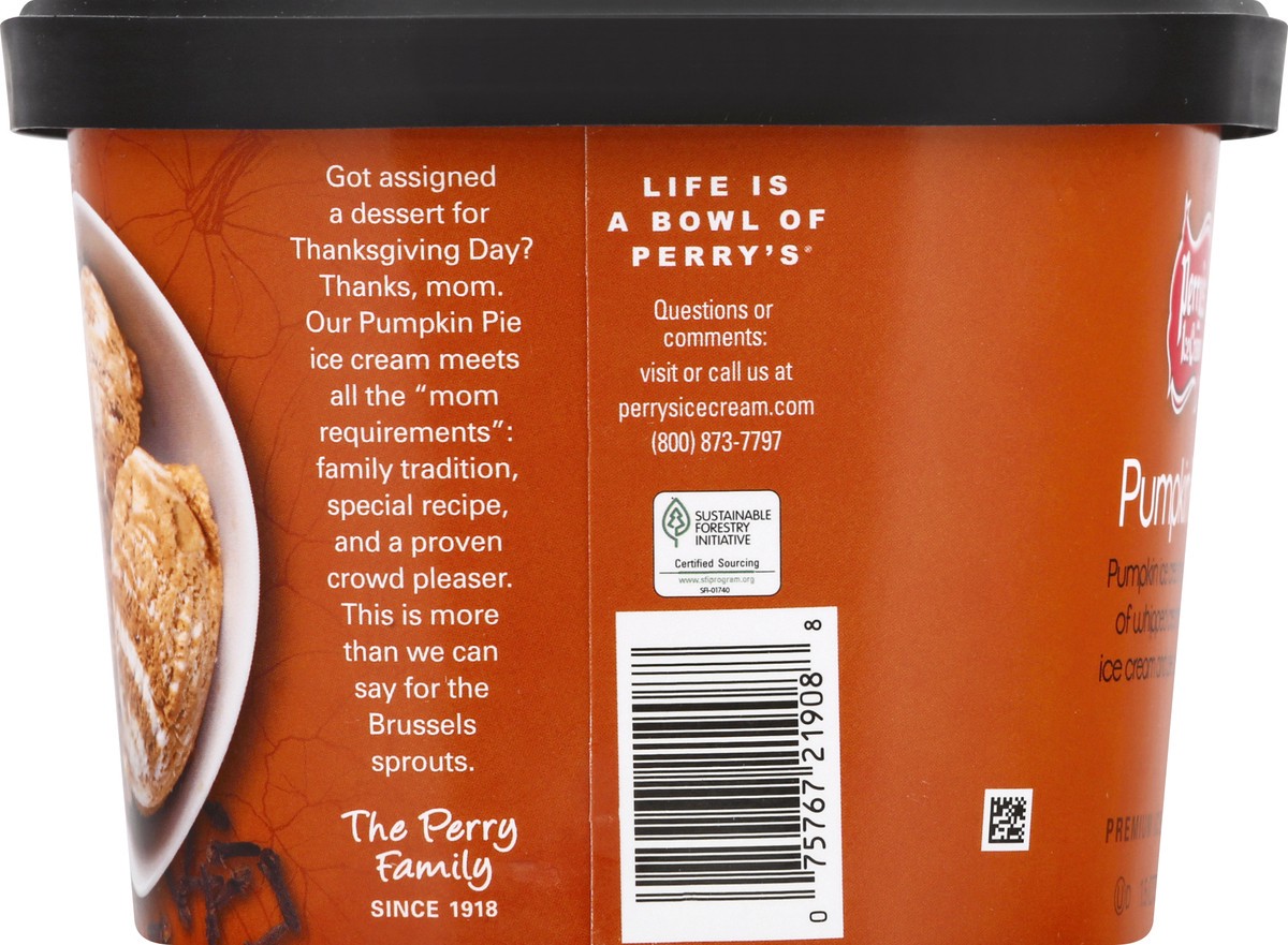 slide 8 of 13, Perry's Ice Cream Premium Pumpkin Pie Ice Cream 1.5 qt, 1.50 qt