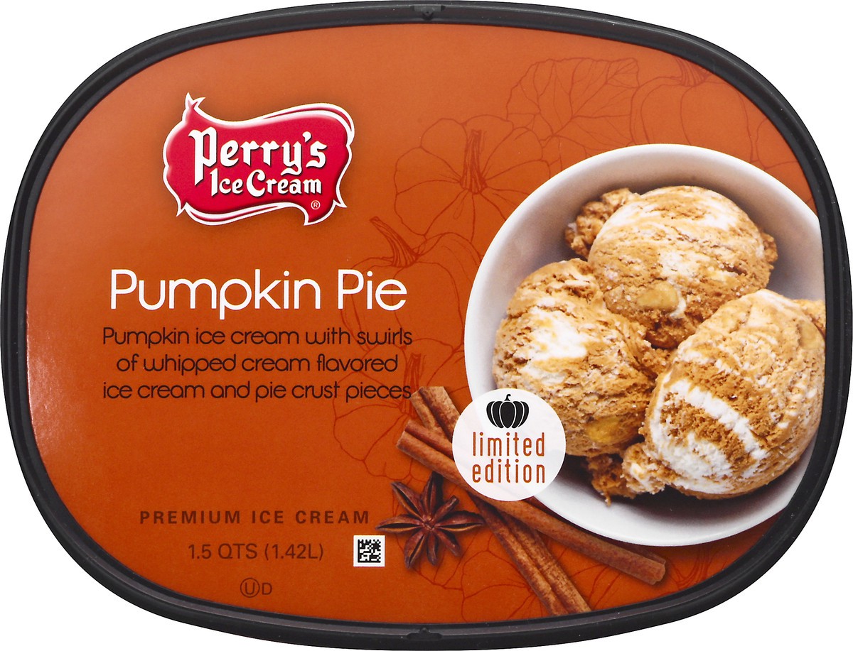 slide 11 of 13, Perry's Ice Cream Premium Pumpkin Pie Ice Cream 1.5 qt, 1.50 qt