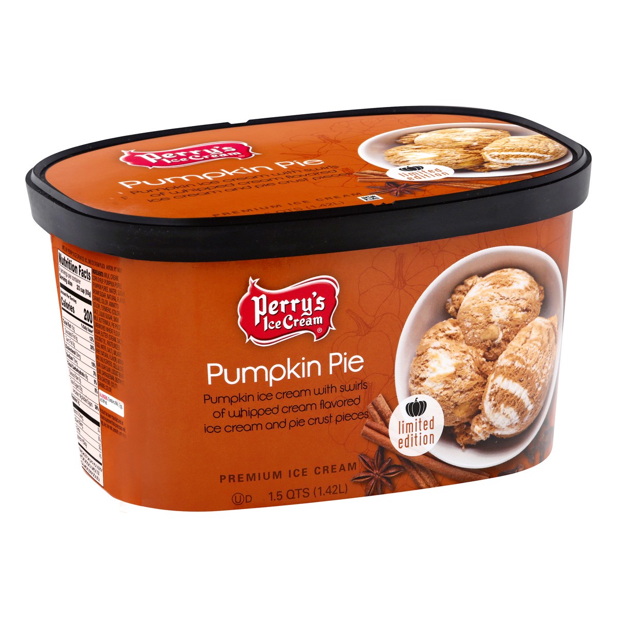 slide 12 of 13, Perry's Ice Cream Premium Pumpkin Pie Ice Cream 1.5 qt, 1.50 qt