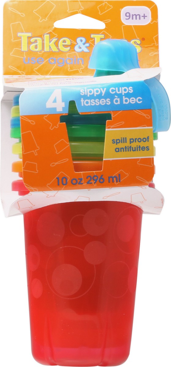 slide 4 of 12, Take & Toss The First Years Take Toss Spill Proof Cups, 4 ct