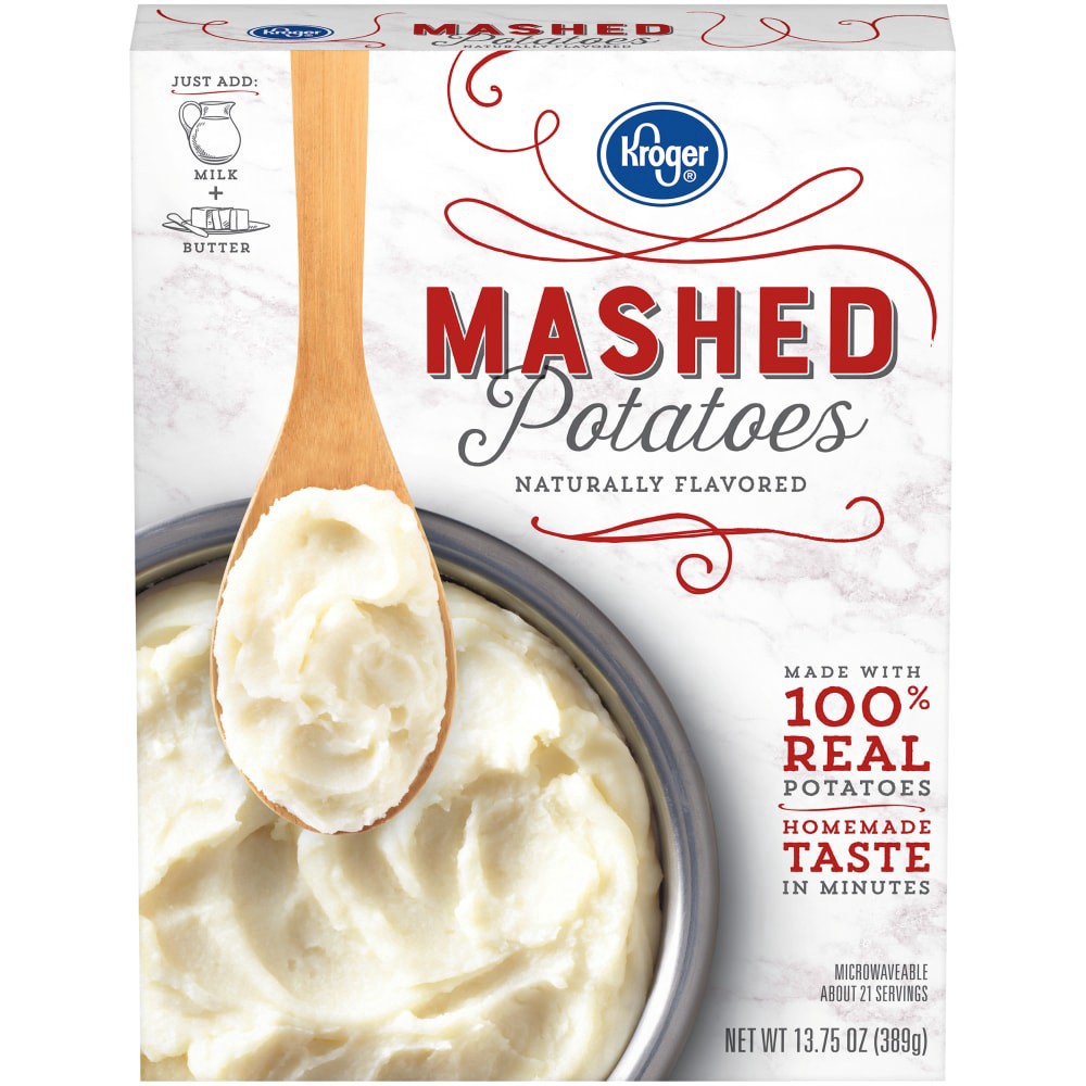 slide 3 of 4, Kroger Instant Mashed Potatoes, 13.75 oz