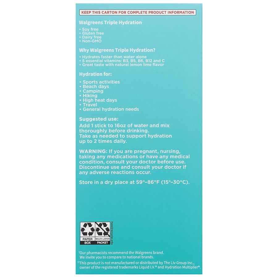 slide 2 of 4, Walgreens Hydration Multiplier, 10 ct