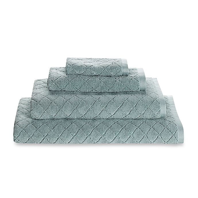 slide 1 of 1, Wamsutta PimaCott Jacquard Bath Towel - Sea, 1 ct