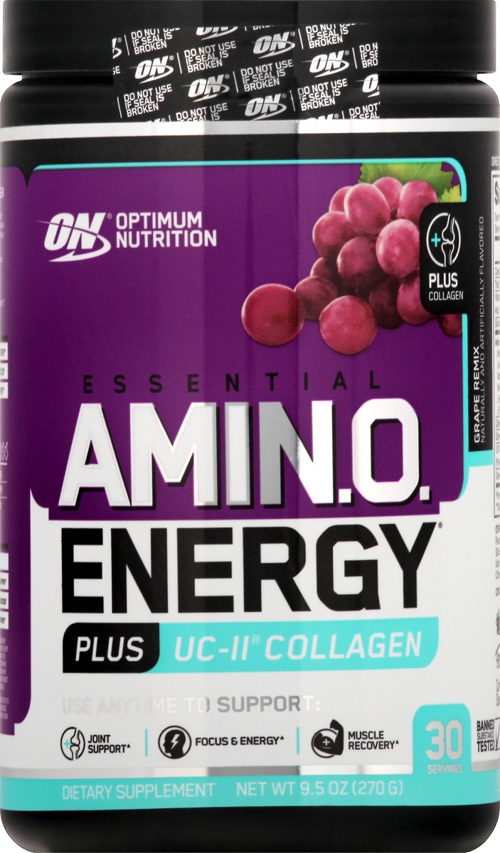 slide 2 of 13, ON Essential Grape Remix Amino Energy 9.5 oz, 9.5 oz