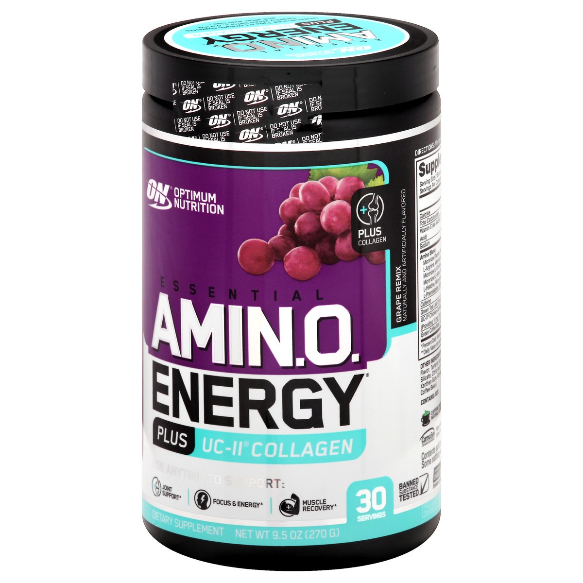 slide 6 of 13, ON Essential Grape Remix Amino Energy 9.5 oz, 9.5 oz