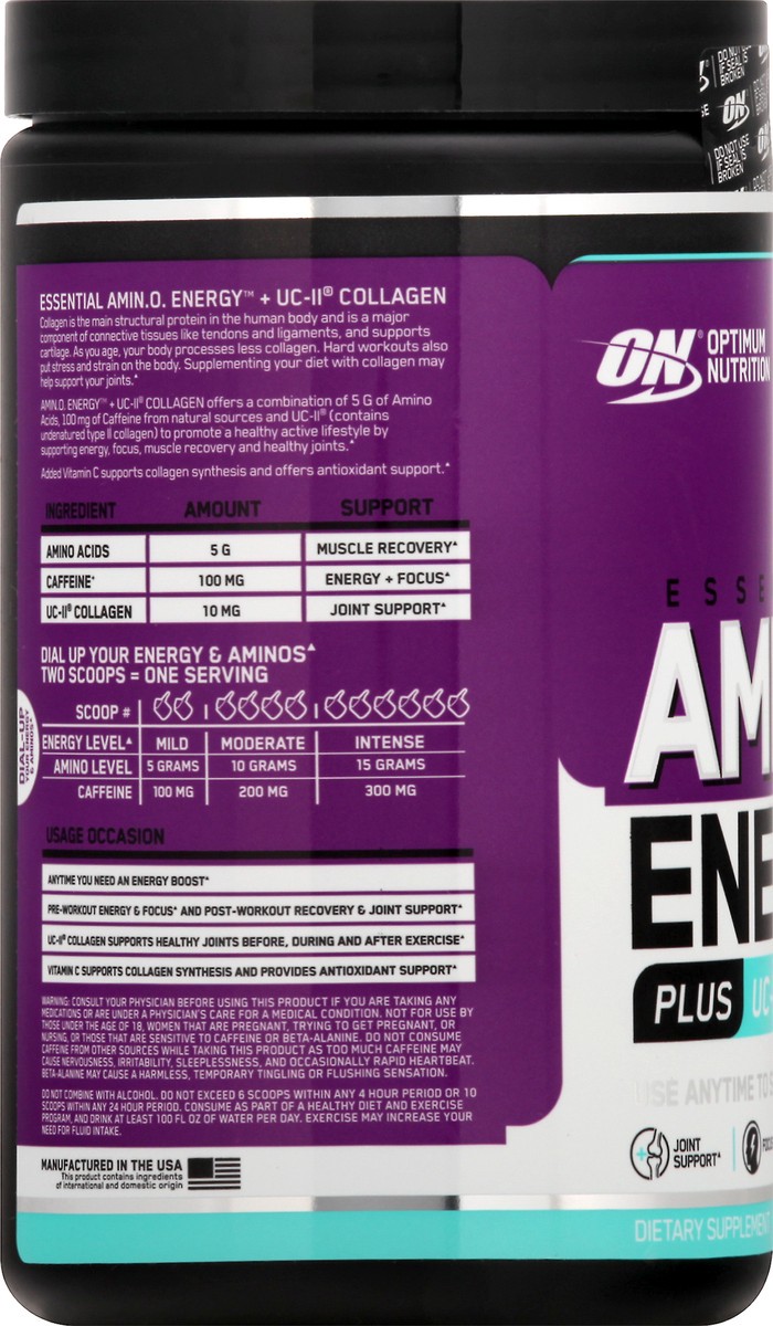 slide 11 of 13, ON Essential Grape Remix Amino Energy 9.5 oz, 9.5 oz