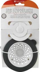 Full Circle Sinksational Sink Strainer with Pop-Out Stopper 1 ea