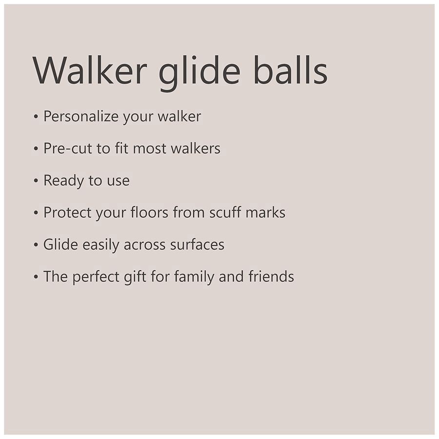 slide 3 of 5, Walgreens Walker Balls, 1 pair