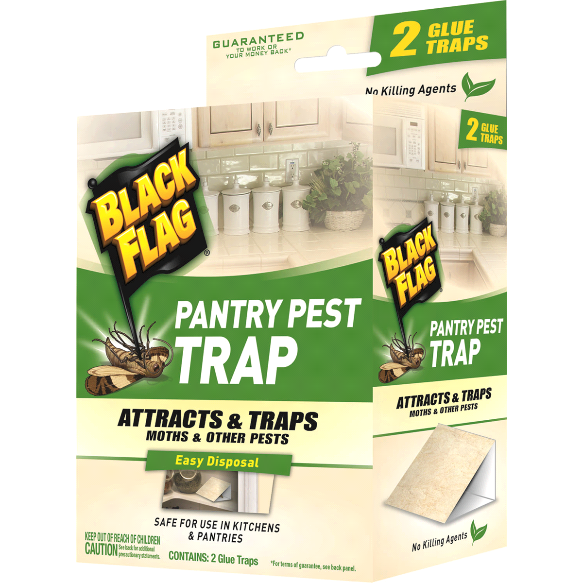 slide 1 of 5, Black Flag Pantry Moth Trap, 2 ct